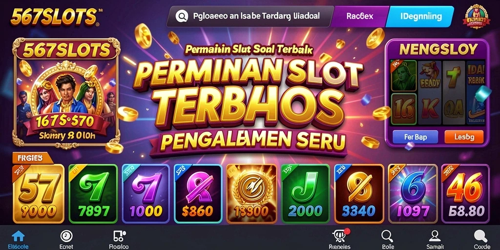 Tampilan gameplay seru di 567SLOTS dengan slot yang beragam.