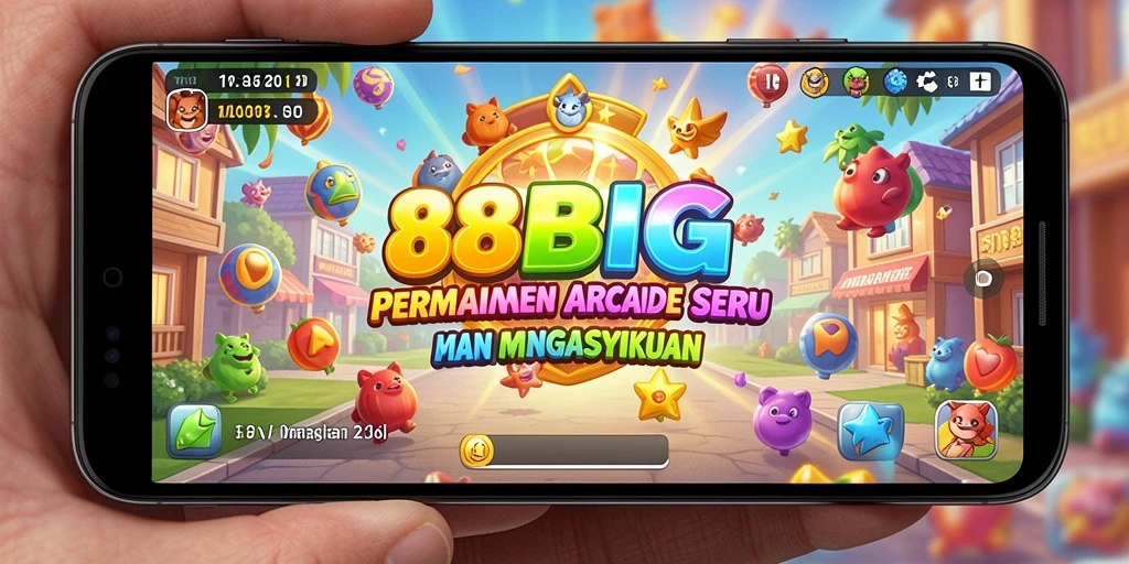 Tampilan gameplay menarik dari 88BIG dalam suasana arcade.