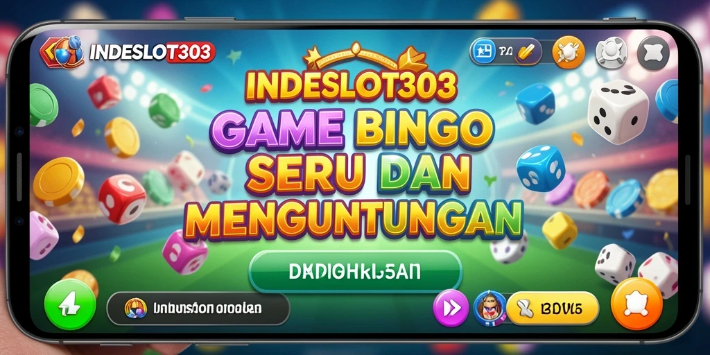 Tampilan gameplay seru dari INDESLOT303 dengan fitur Bingo yang menarik.