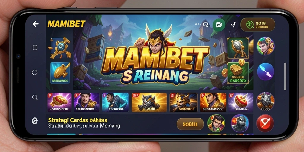 Screenshot <strong>MAMIBET</strong> menunjukkan aksi strategis yang intens.