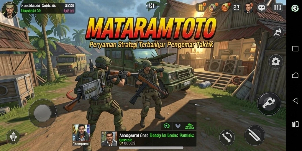 Tampilan gameplay aksi dalam MATARAMTOTO dengan strategi yang intens.