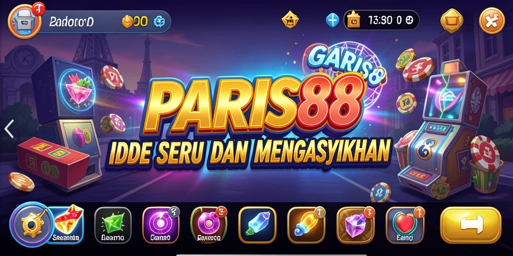 Screenshot utama PARIS88 menampilkan gameplay Idle yang menarik.