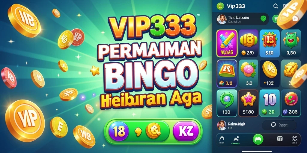 Tampilan gameplay Bingo yang seru di VIP333.